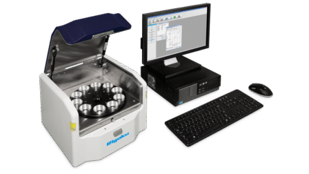 Rigaku NEX DE open with workstation